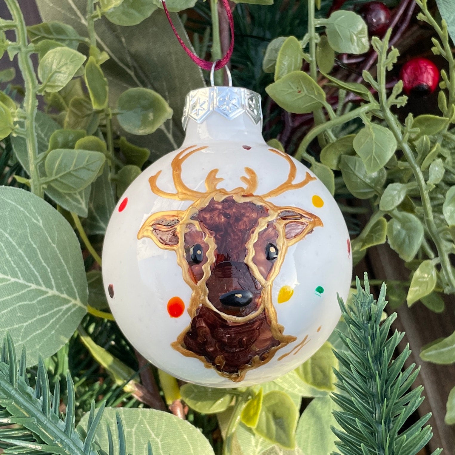 Standard bauble Stag Artful